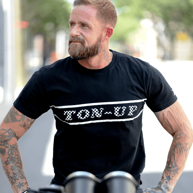 TUC Chequer Belter T-Shirt (Mens) Black