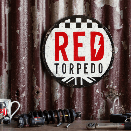 Red Torpedo 2020 Round Garage Plate - Red Torpedo