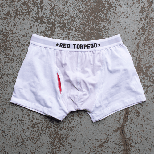 Crawford Underwear 3 Pack WHITE - Red Torpedo