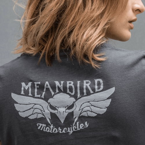 Mean Bird Motorcycles RIP (Ladies) T-Shirt - Red Torpedo