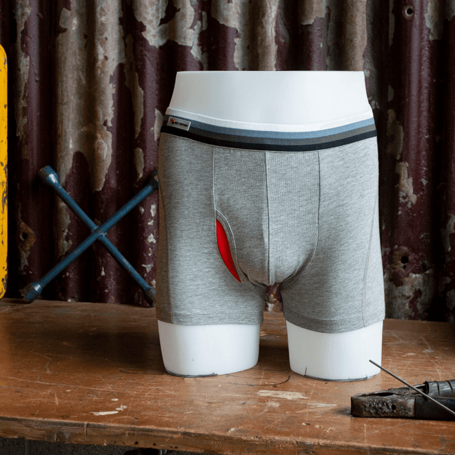 Gearboxer Underwear 3 Pack Grey - Red Torpedo