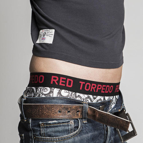 Petrolhead (Mens) Single Pack Underwear - Red Torpedo